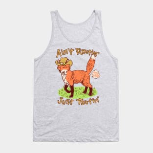 Ain't Rootin' Just Tootin' Tank Top